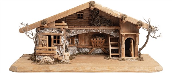 Traditional nativity stables