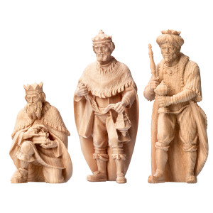 MO Three Wise Men 3 Pieces - natural - swiss pine wood -...