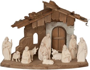 Morgenstern nativity 10 figurines with Stable