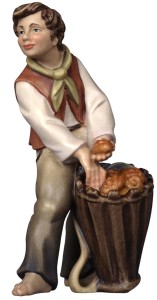 Shepherd with basket of bread