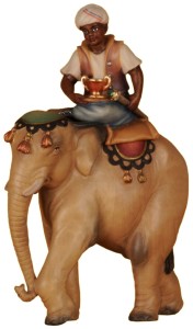 Elefante con servitore