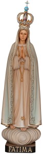 Our Lady of Fatim· capelinha with open crone