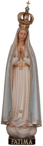Madonna di Fatim· pellegrina con corona aperta