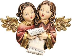 Couple of singing angel