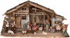 Capanna Alpe di Siusi con 17 figurine set completo