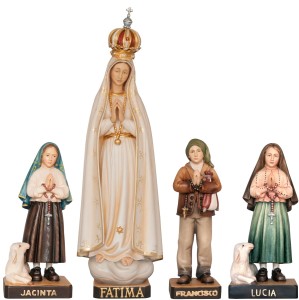 Our Lady of Fatim· pilgrim with crown and children