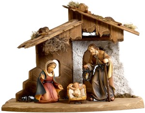 Stall mit Hl.Familie Bethlehem