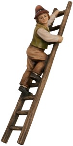 Shepperd on ladder - color - 10 cm