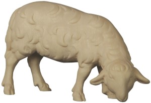 Schaf grasend - natur - 4 cm