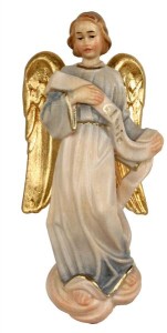 Gloria-angel baroque crib - colorato - 13 cm