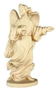 Guide angel baroque crib - naturale - 13 cm