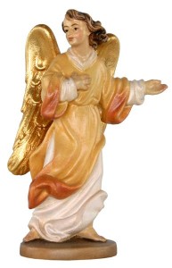 Guide angel baroque crib - colorato - 13 cm