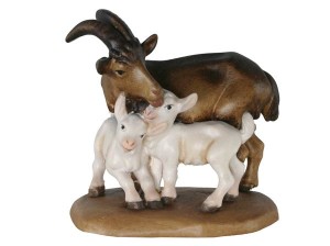 Goat-group - colorato - 10 cm