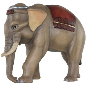 Elefant - bemalt - 13 cm