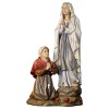 Apparition Group of Lourdes - Lime carved