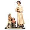 Apparition Group Angel of pace of Portugal Linden wood carved