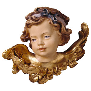 Angel head with bow right side
