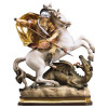 St. George on horse with dragon