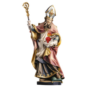 St. Augustine with pierced heart