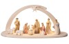 LE Nativity Set 13 pcs. - Stable Leonardo with lighting