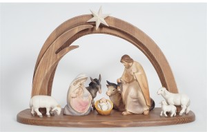 PE Nativity Set 10 pcs. - Stable Leonardo