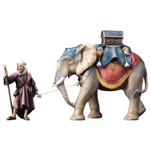 UL Gruppo del elefante con sella bagagli 3 Pezzi