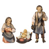 SH Holy Family with swing manger - 4 Pieces