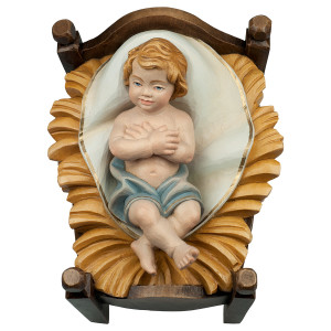 SH Infant Jesus & Manger - 2 Pieces