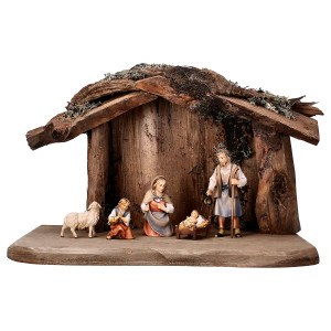 SH Shepherds Nativity Set - 7 Pieces (granaio di radice)