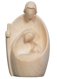 Holy Family Nazareth pine wood - natural - 5 cm