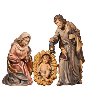 A-The Holy Family "A" O 4pcs. - color - 12,5 cm