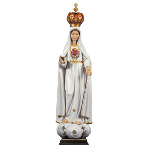 Herz Maria der Pilger mit Krone