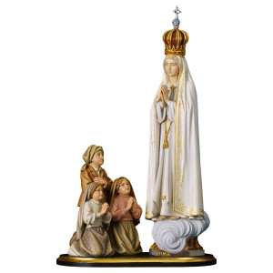 Apparition Group of Fátima Capelinha with crown