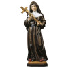 St. Rita of Cascia with Crucifix - color - 8 cm