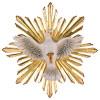 Holy Spirit with Halo 2 Pieces - color - 10(ø19)cm