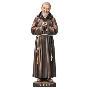 Hl. Pater Pio - bemalt - 8 cm