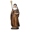 St. Adelgunde of Maubeuge with crosier - color - 12 cm