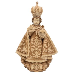 Infant of Prague - stained 3 shades - 18 cm