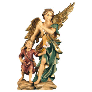 St. Rafael Archangel with Tobias - color - 12 cm