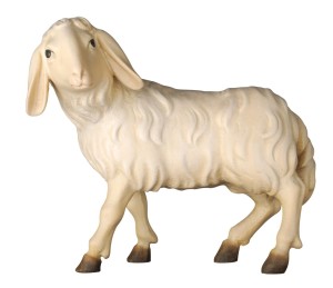 Schaf stehend - bemalt - 12 cm