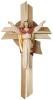 Cristo risorto contemplativo - colorato - 30 cm