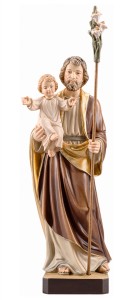 Josef mit Kind und Lilienstab