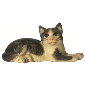 Gatto sdraiato - colorato - 1,6 cm (08-09)