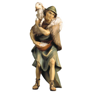 UL Herder with sheep on shoulders - color - 23 cm