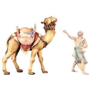 UL Kamel stehend - bemalt - 10 cm