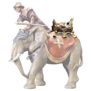 UL Sella gioielli per elefante in piedi - colorato - 15 cm
