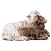 UL Sheep with lying lamb - color - 10 cm