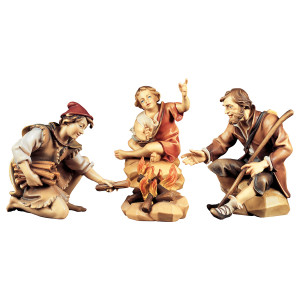 UL Herders group at the fireplace - 4 Pieces - color - 12 cm