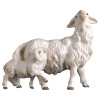 SH Sheep with lamb at it´s back - color - 10 cm