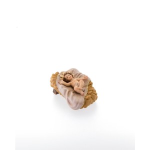 Infant Jesus with cradle - 2 pieces